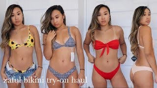 ZAFUL BIKINI TRY-ON HAUL, 4TH ANNIVERSARY | MY TOP 4 PICKS | heycarmen