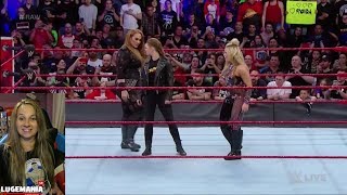 WWE Raw 4/30/18  Nattie vs Mickie James