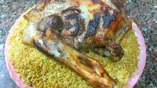الفخدة الضانى بطريقة جديدة مع الأرز المبهر أحلى أكلة لأول أيام العيد