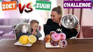 ZOET VS ZUUR CHALLENGE! | LAKAP JUNIOR