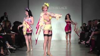 Secrets in Lace at Lingerie Fashion Week 2014 with Angie Pontani