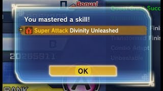 NEW SKILL DIVINITY UNLEASHED DRAGONBALL XENOVERSE 2 DLC PACK 4 NEW SKILL