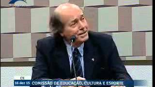 Reitor apresenta modelo universitário da UFSB no Senado (Parte 1)