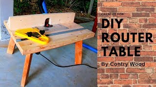 DIY Router Table โต๊ะเร้าเตอร์งานไม้ทำเอง ง่ายๆ