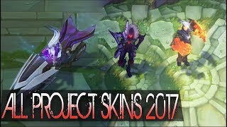 ALL NEW PROJECT SKINS - VAYNE JHIN VI - League of Legends Gameplay