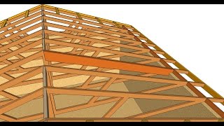 How To Turn Flat Engineered Roof Truss System into Cathedral Ceiling – Small Buildings