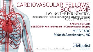 MICS CABG (Mahesh Ramchandani, MD)