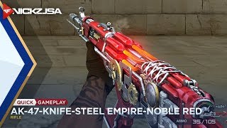 AK-47-Knife-Steel Empire-Noble Red | CROSSFIRE China 2.0