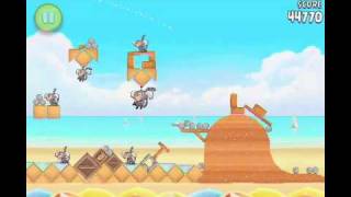 Angry Birds Rio Beach Volley 6-13 3-Star Walkthrough