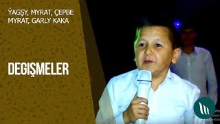 Çepbe, Myrat, Juma, Ýagşy, Myrat we Garly kaka - Degişmeler