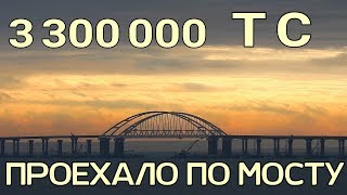 Крымский мост(декабрь 2018) Весь мост! Супер красивые кадры! Самое свежее!!!