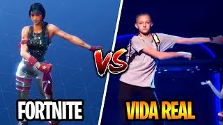 FORTNITE vs. VIDA REAL (DANÇAS) | Fortnite Battle Royale