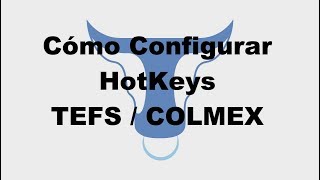 ► Cómo Configurar HotKeys en Colmex y TEFS