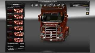 euro truck simulator 2/personnalisation d'un scania