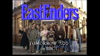 18 February 1985 BBC1 - EastEnders trail & new BBC1 COW ident