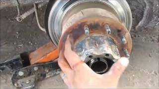 ford f-550 rotor replace dually