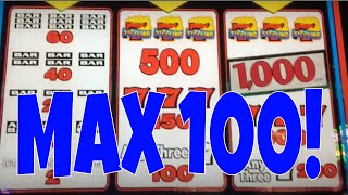 100 SPINS AT MAX BET ✧ WHAT'S MY % PAYBACK? ✧ SIZZLING 7'S SLOT MACHINE ✧ SAN MANUEL CASINO