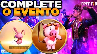 COMO COMPLETAR O EVENTO QUADRO DE DESEJO E EVENTO TRAP & RAP NO BRASIL - FREE FIRE