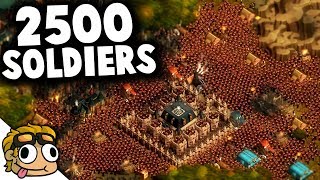 FINAL WAVE vs 2500 SOLDIERS! | They Are Billions Beta Gameplay