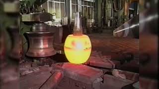 Горячая Ковка. Как это делается. 5000 тонн Пресс для Ковки Металла. Горячая Объемная Штамп