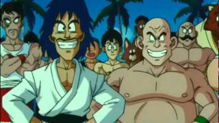 Escena graciosa de Dragon Ball Z: Maquina de puñetazos