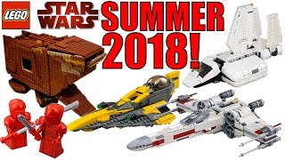 ALL LEGO STAR WARS SUMMER 2018 SETS! + UCS CLOUD CITY & PORG!