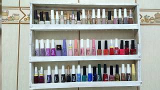 Como fazer nicho para esmaltes (suporte/prateleira para esmaltes)