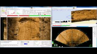 Using a forward look imaging sonar as a nadir gap filler for sidescan data.