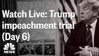 Senate Impeachment Trial Of President Trump - Monday, January 27, 2020 | NBC News (Live Stream)