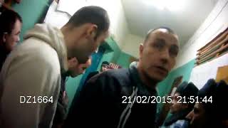 Смотрящий за бараком чморит ментов на зоне.