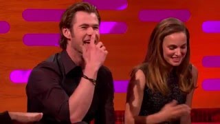 Natalie Portman and Chris Hemsworth - The Graham Norton Show 2013.