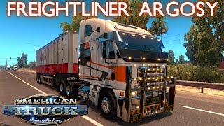 American Truck Simulator. Мод: FREIGHTLINER ARGOSY. (Ссылка в описании)