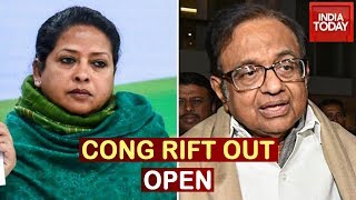 Cong Rift Out Open After Shramistha Attacks Chidambaram For Congratulating Kejriwal