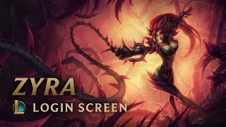 Zyra, Rise of the Thorns | Login Screen - League of Legends