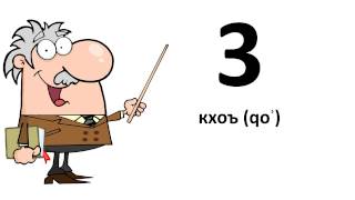 Learn Chechen # From 0 to 9