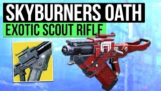 DESTINY 2 | SKYBURNERS OATH! - Cabal Exotic Scout Slug Rifle Overview!