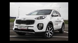 Светодиодные противотуманки на Kia Sportage 4 "Кубики льда" 2015+. ПТФ Киа Спортейдж