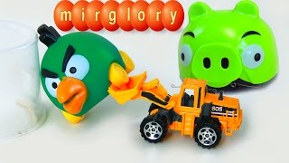 Мультфильмы про машинки все серии подряд Angry Birds Развивающие Видео Мультики для детей mirglory
