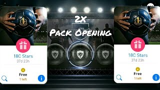 2 Times 18C STARS (Guaranteed Black Ball) PACK OPENING - PES 18 Mobile