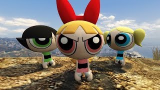 LAS CHICAS SUPERPODEROSAS HAN LLEGADO A LA CIUDAD (GTA 5 Mods)