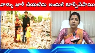 Warangal Urban Collector Amrapali Face to Face over SR Nagar People Houses Demolish | HMTV