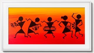 Warli painting , Acrylic Painting Technique, Crafts Art, Buy Now - www.jijaart.com