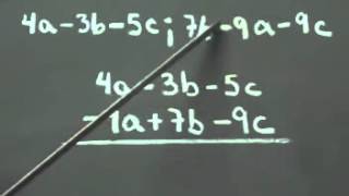 Reducción de términos semejantes