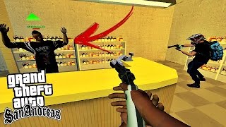 GTA SAN ANDREAS - VIDA DO CRIME #1 | O Inicio, Sai da Cadeia, & Primeiro Assalto a Mercado