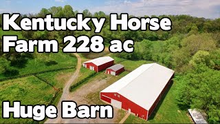 Kentucky farm land, Cattle Ranch, Horse barns, 4 ponds and River