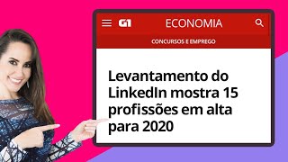 15 PROFISSÕES DO FUTURO 2020