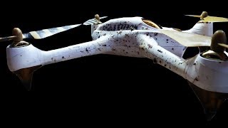 Пчелы и дрон Hubsan 501S.. Bees and drone Hubsan 501S