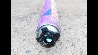 ЭТО ПРОСТО ГЕНИАЛЬНО/Крутая самоделка из ПУСТОГО БАЛЛОНА МОНТАЖНОЙ ПЕНЫ