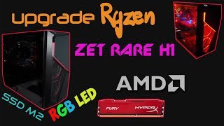 Обновляю подсветку Zet Rare H1\Радиаторы HyperX\SSD M2 120gb