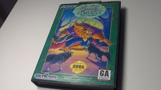 Распаковка геймплей с комментариями игры Beauty and the beast SEGA